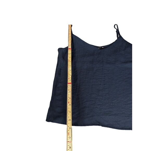 Navy Blue Cotton On Womens Sleeveless Cami Top M Adjustable Straps - Picture 7 of 9
